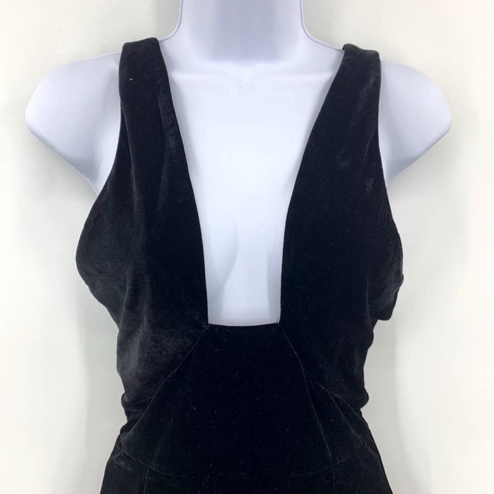 NBD‎ Abriel Black Velvet Dress NWT Sz XS - Picture 9 of 11